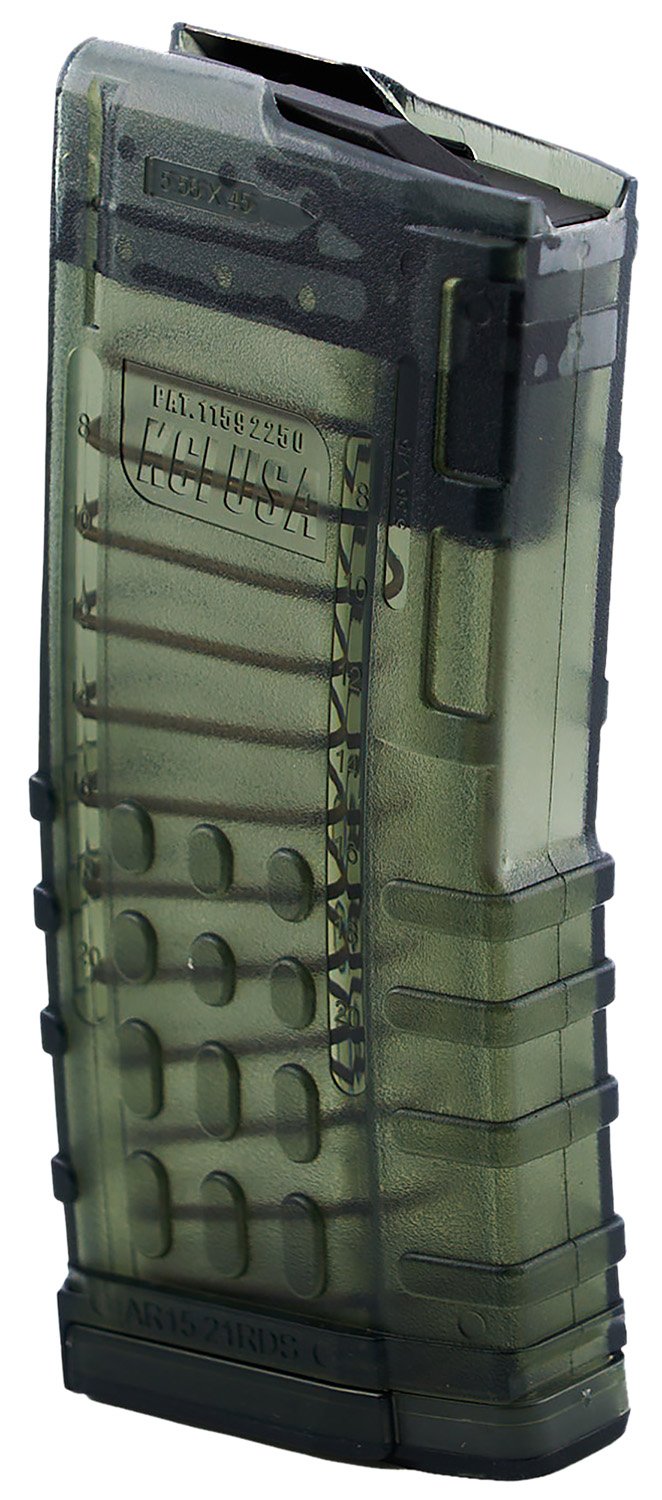 KCI KCI-MZ066 5.56 NATO 21-Round Polycarbonate Magazine with Steel Lips
