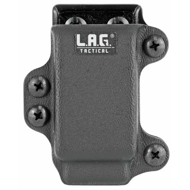 L.A.G. Tactical 34005 Pistol Mag Carrier Glock 43/M&P Shield Kydex Black - L.A.G. Tactical, Inc.