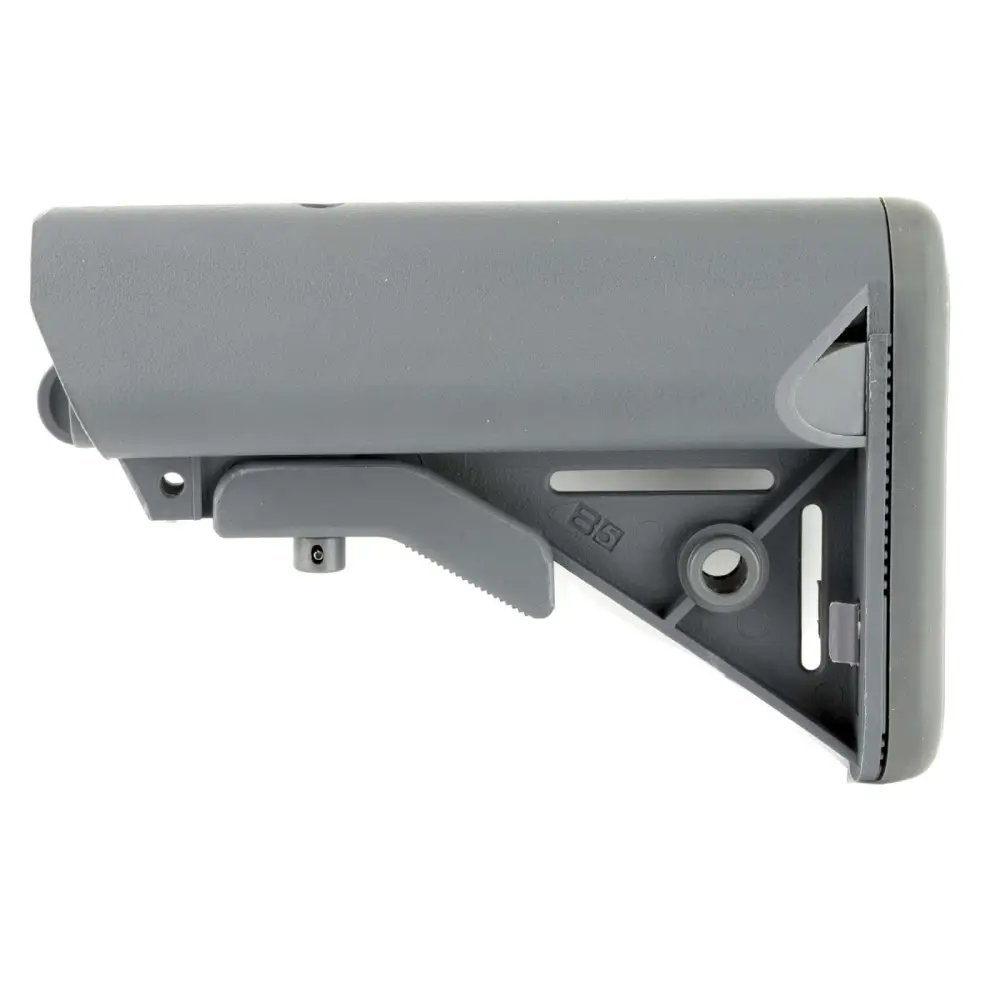 B5 Systems SOP1123 Enhanced SOPMOD AR-15 Stock Wolf Gray Mil-Spec - B5 Systems - RIFLE