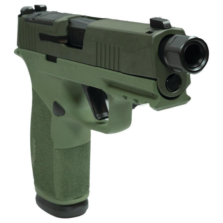 Sig Sauer P365 XMacro Handgun 9mm Luger 17rd Magazines (2) 3.7 Barrel Two Tone Green TB