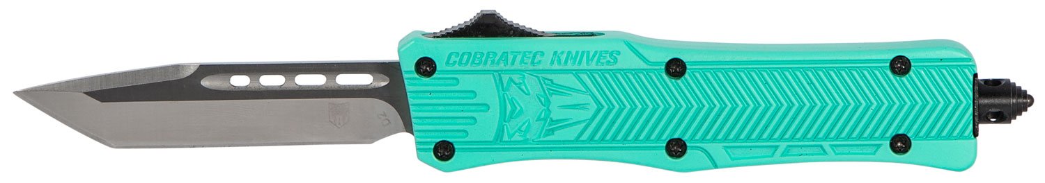 Buy CobraTec STFCTK1STNS CTK-1 Small 2.75" OTF Tanto D2 Blade Tiffany Blue online