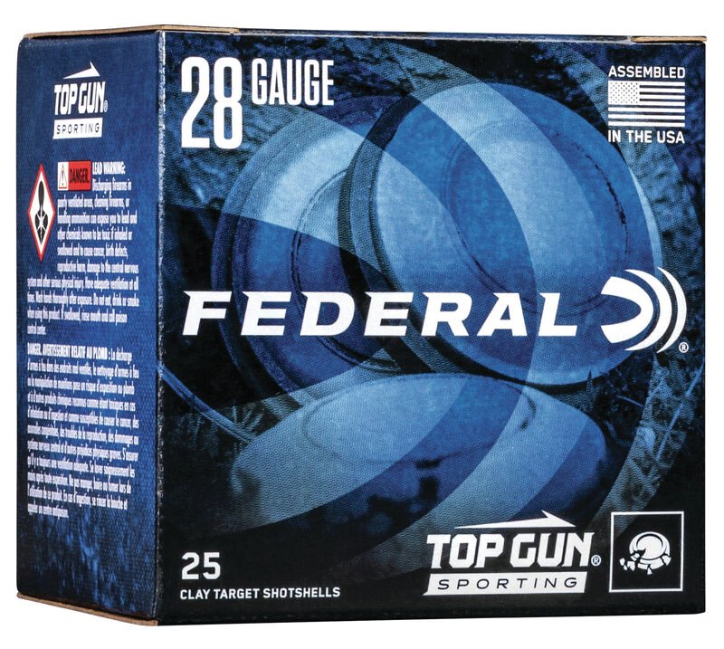 Federal TGS2821 9 Top Gun 28GA 2.75" 3/4oz #9 Shot 25/Box