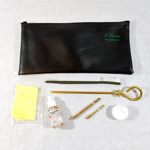 Dewey Rods 6LBK38 Pistol Cleaning Kit .38/.357 Cal with Brass Accessories & Oil - Dewey Rods - .38/.357/9MM