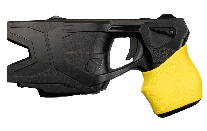 Hogue 17509 HandAll Hybrid Taser Conducted Electrical Weapon Grip Sleeve - Fits Models X26 X26P X2 Yellow