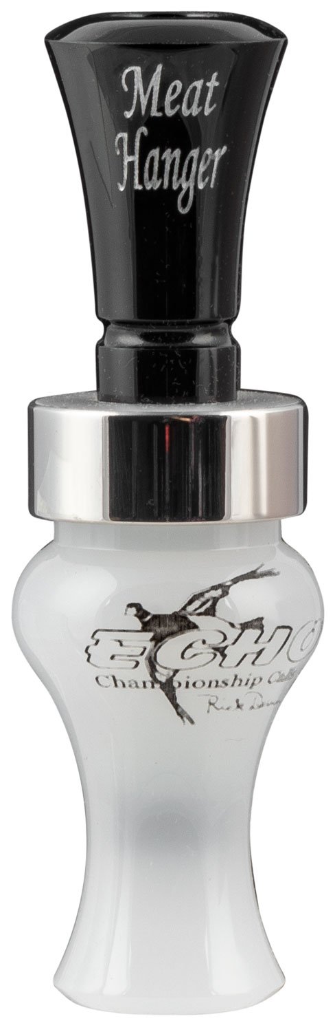 Echo Calls 79010 Meat Hanger Double Reed Mallard Call Black/Pearl Acrylic - ECHO - DUCKS