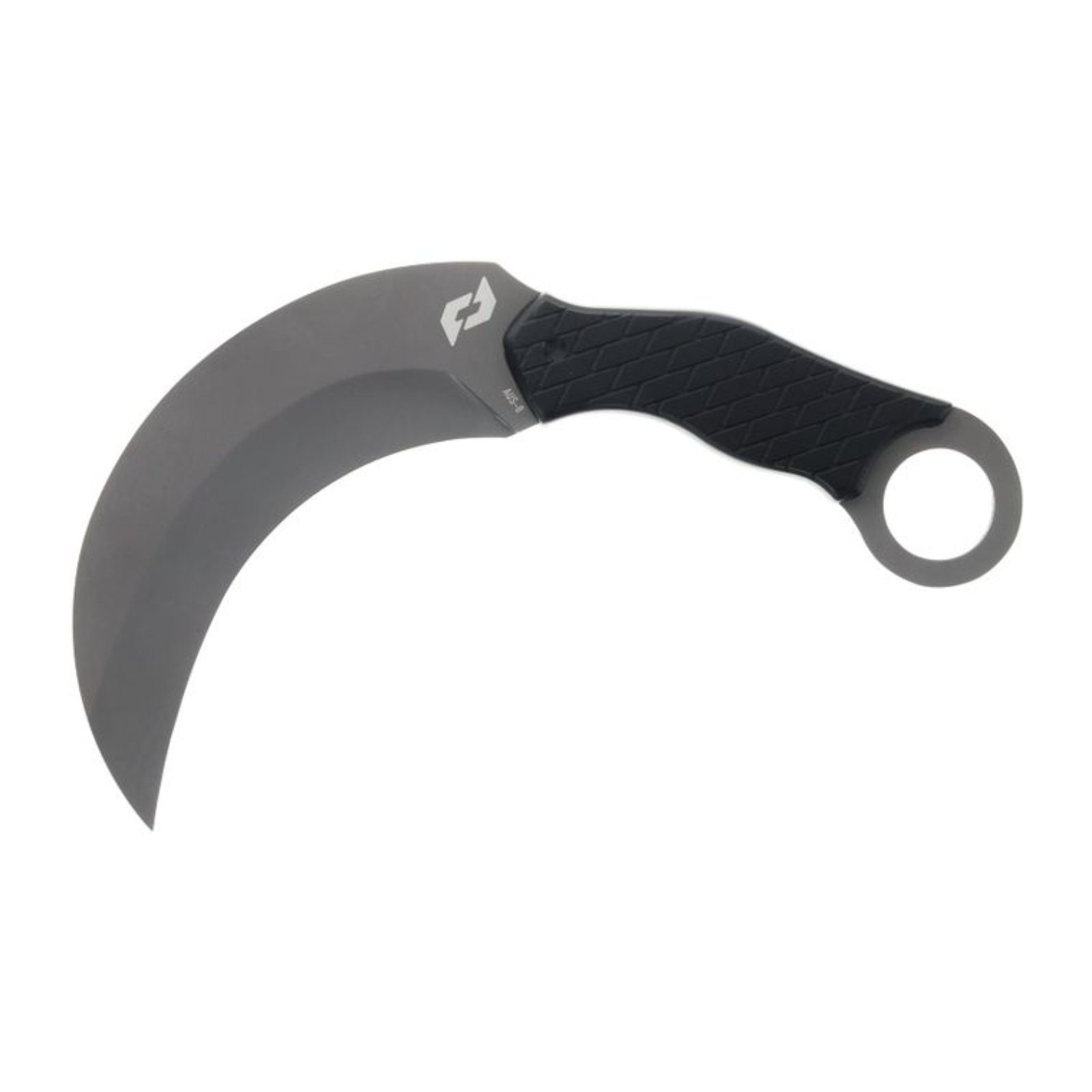 Buy Schrade Boneyard 5.2" Fixed Karambit Knife - AUS-8 Steel, Titanium Nitride Blade, Black Rubber Grip online