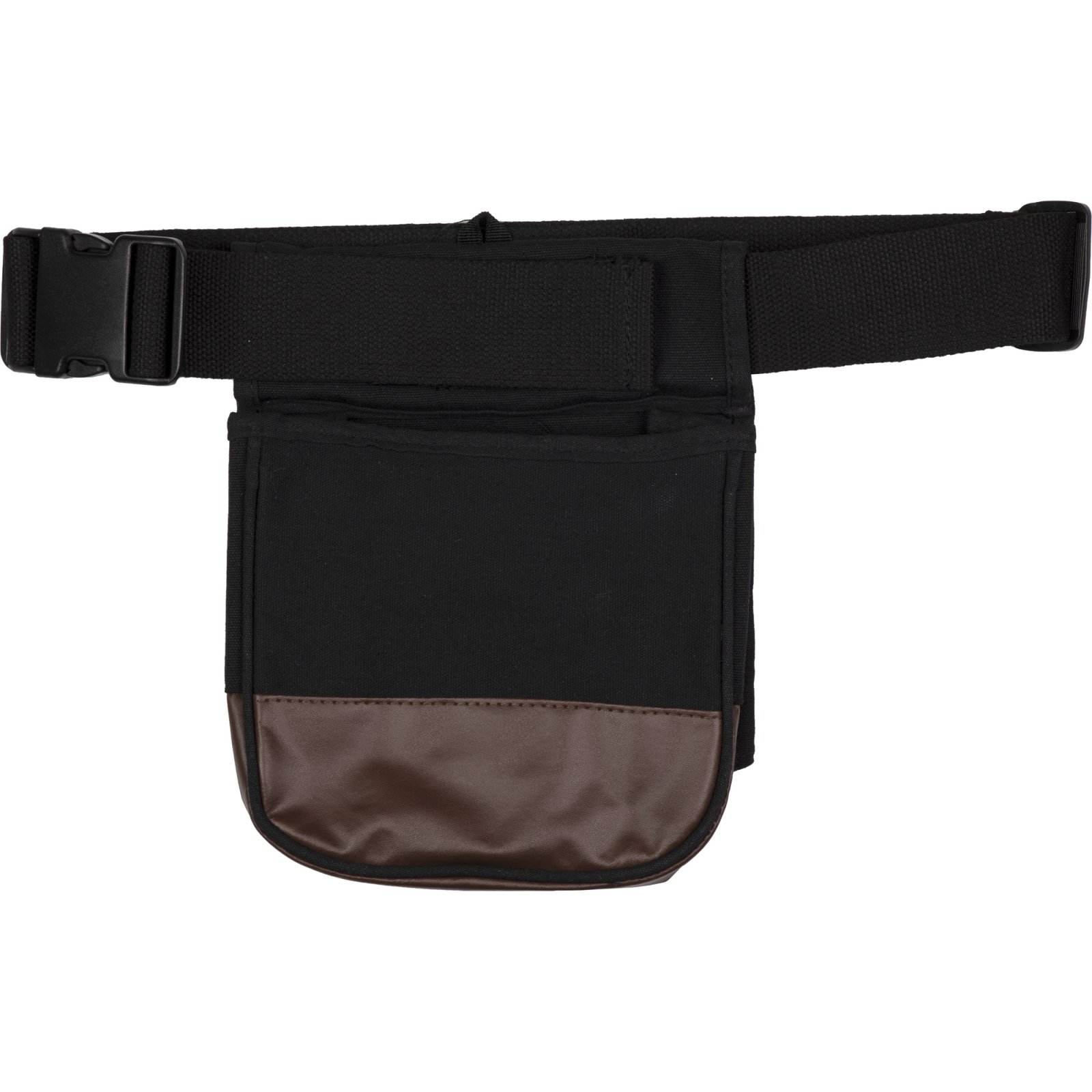 US PeaceKeeper P23010 Divided Shell Pouch, 600D Polyester, Black, 8"x4"x7.5" - US Optics