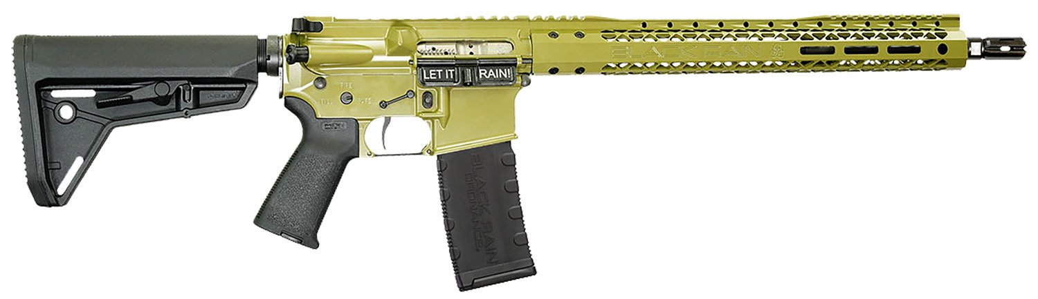 Black Rain Ordnance Spec 15 SSP 5.56 NATO 16 in Bazooka Green 30+1 Capacity - BRO - 5.56x45mm NATO