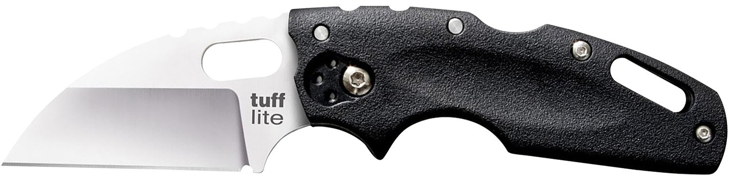 Cold Steel 20LT Tuff Lite 2.5" AUS-8A Blade Black Griv-Ex Handle Folder - Cold Steel - SHEEPSFOOT