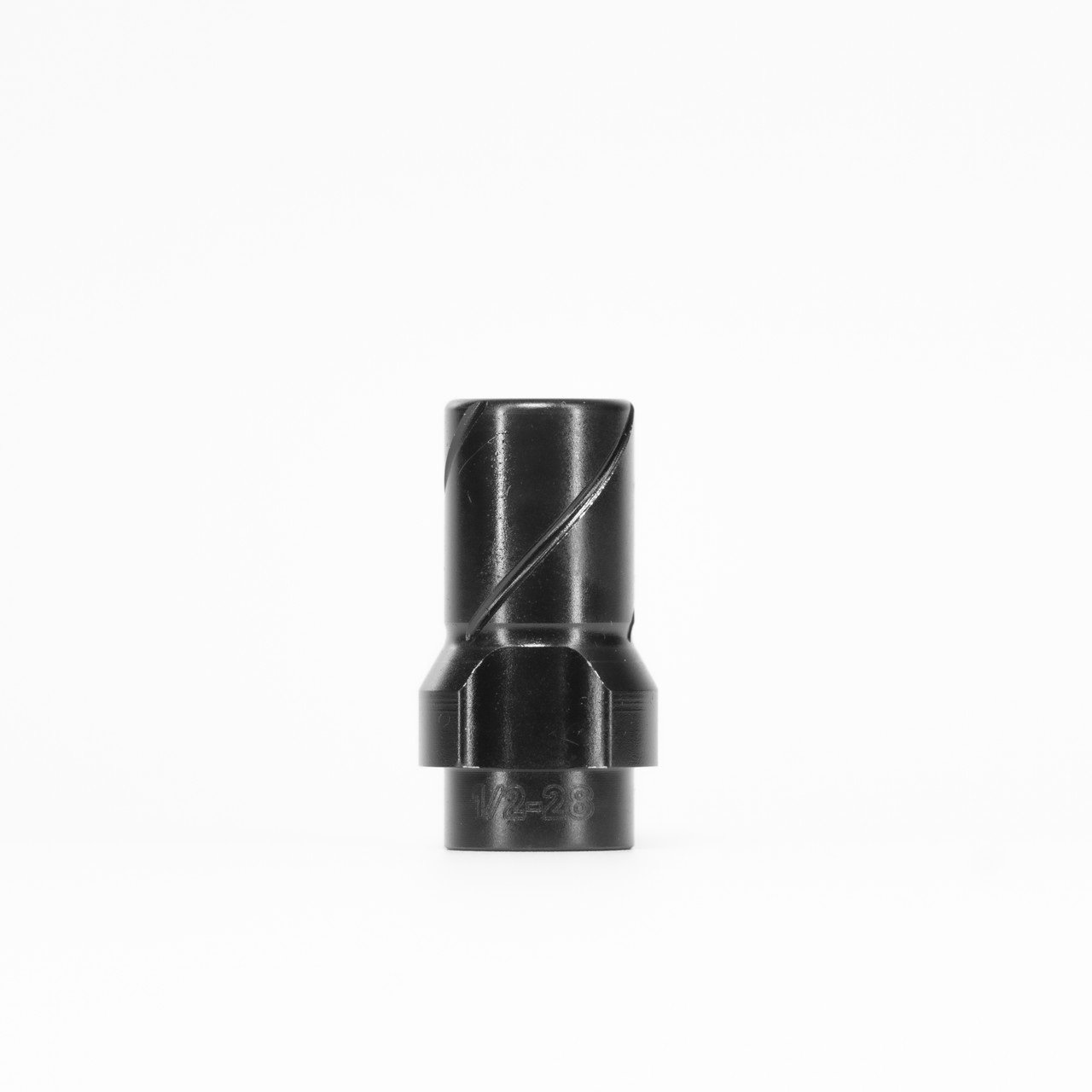 Huxwrx 2288 3-Lug Muzzle Device Black 13.5x1mm LH 9MM