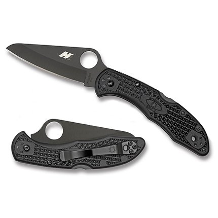 Spyderco C88PBBK2 Salt 2 Knife 2.75" H-1 Blade - SPYDERCO
