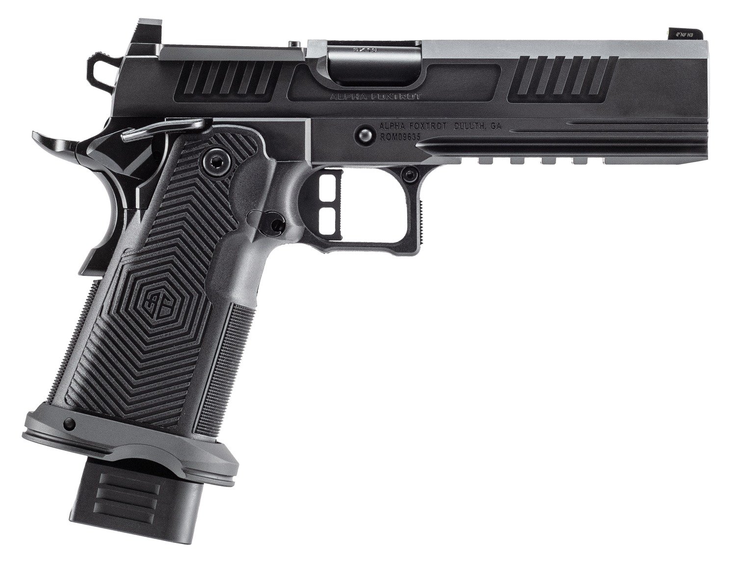 Alpha Foxtrot AF1911-Romulus 9mm 5" Standard DLC Black - Alpha Foxtrot - 9mm