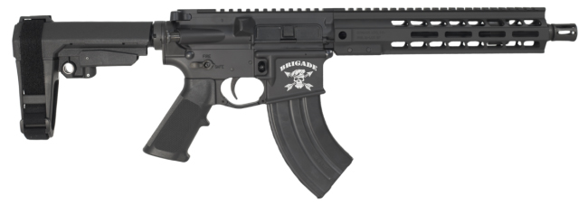 BRIGADE BM-47 7.62X39 10.5 BLK SBA3 MLOK A2 - Brigade Manufacturing - 7.62x39