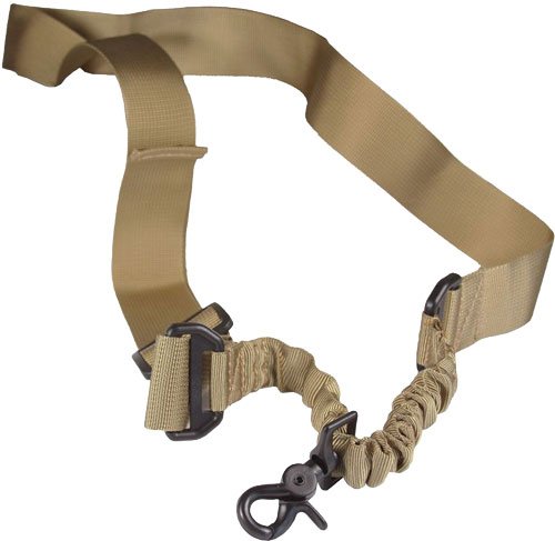J&E Machine Tech TS-SL2T Single Point Bungee Sling Tan Nylon - J&E Machine Tech