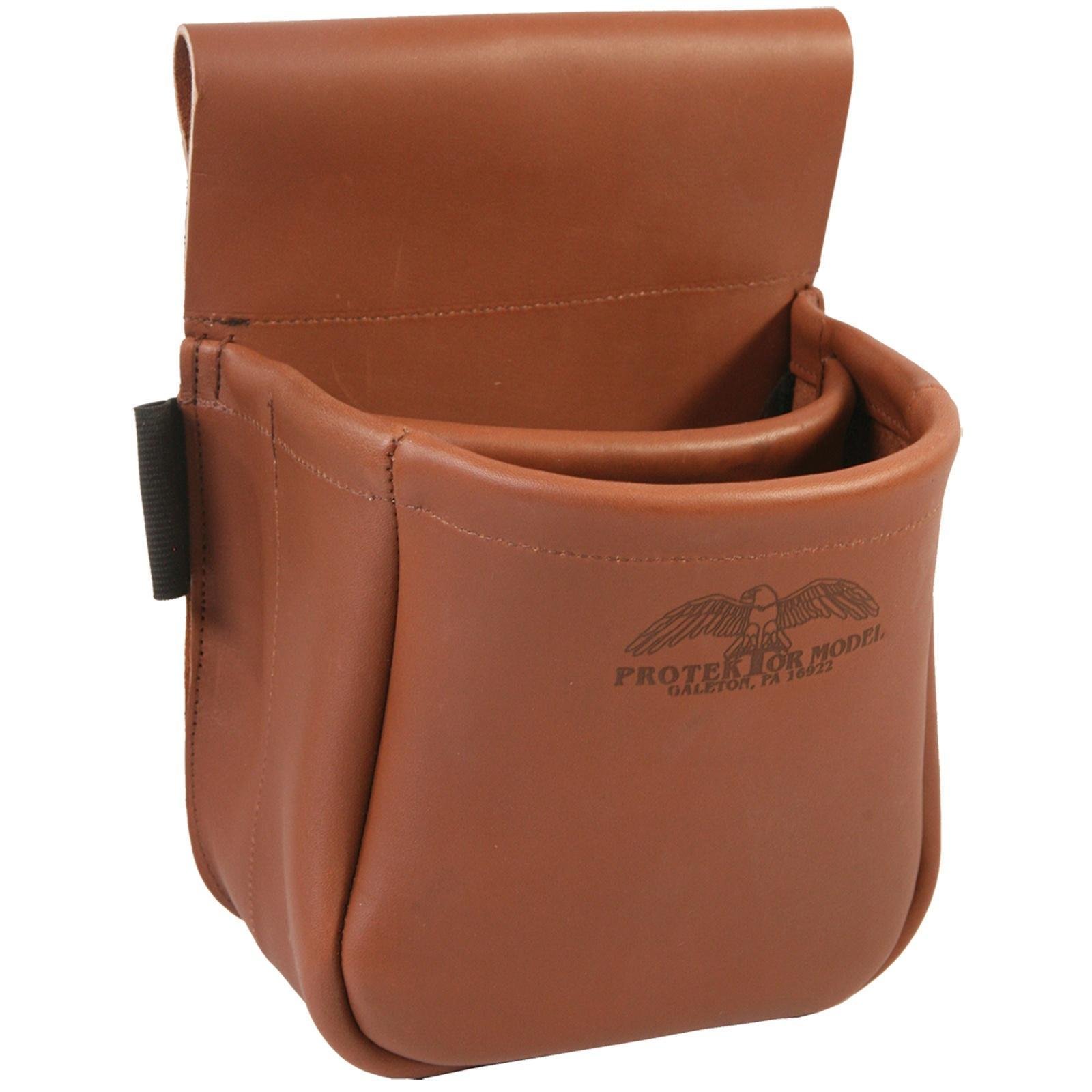 Protektor Model Trap/skeet Shooters Bag - Brown Leather - Protektor Model