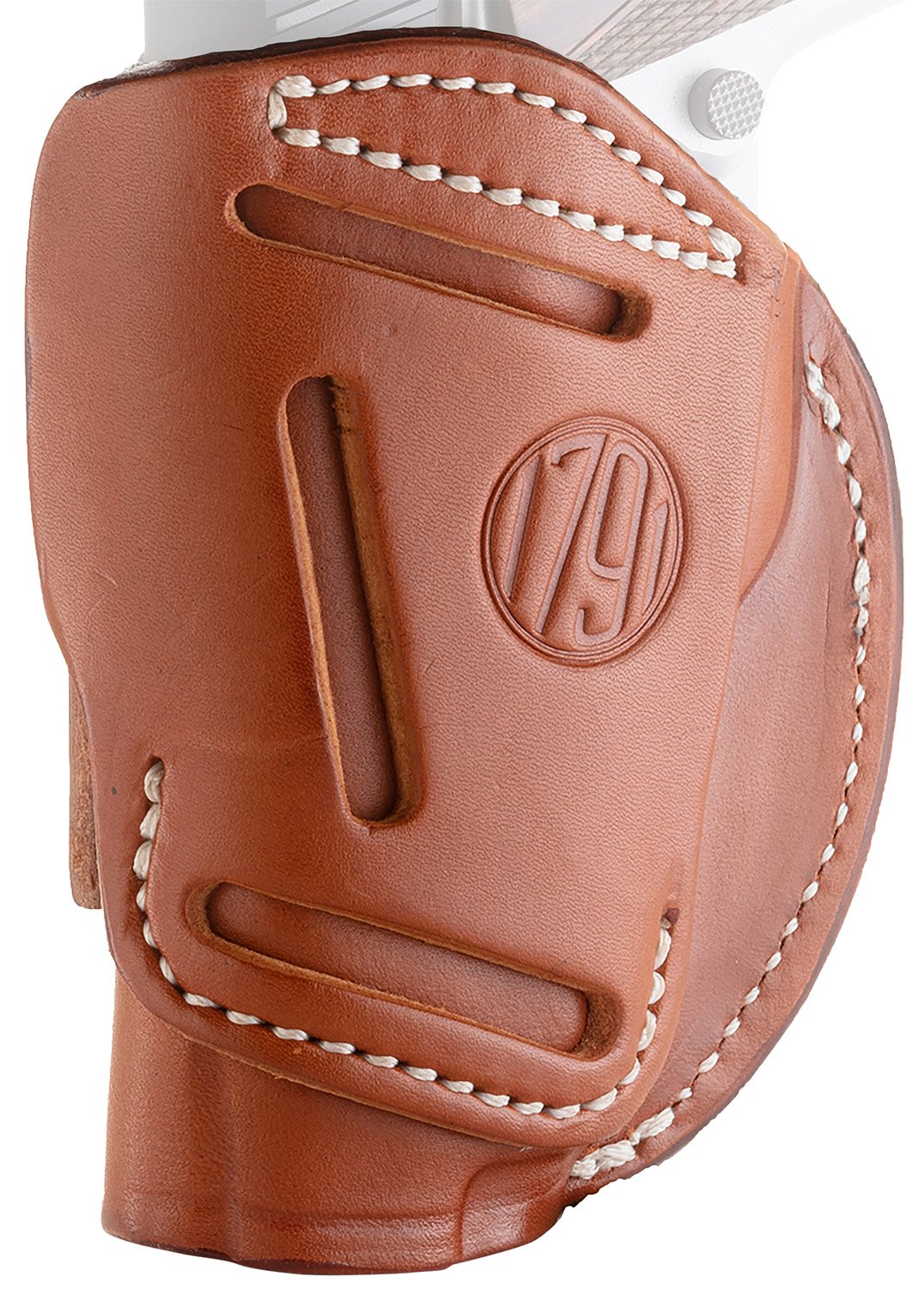 1791 Gunleather 4WH-1-CBR-R 4-Way Holster Classic Brown RH Size 1 - 1791 Gunleather - CLASSIC BROWN