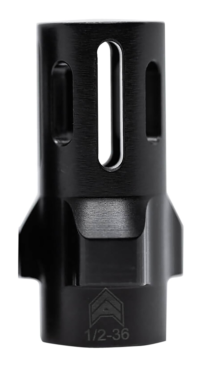 Angstadt Arms AA093LHB36 Flash Hider Black Steel 1/2"-36 Threads 9mm
