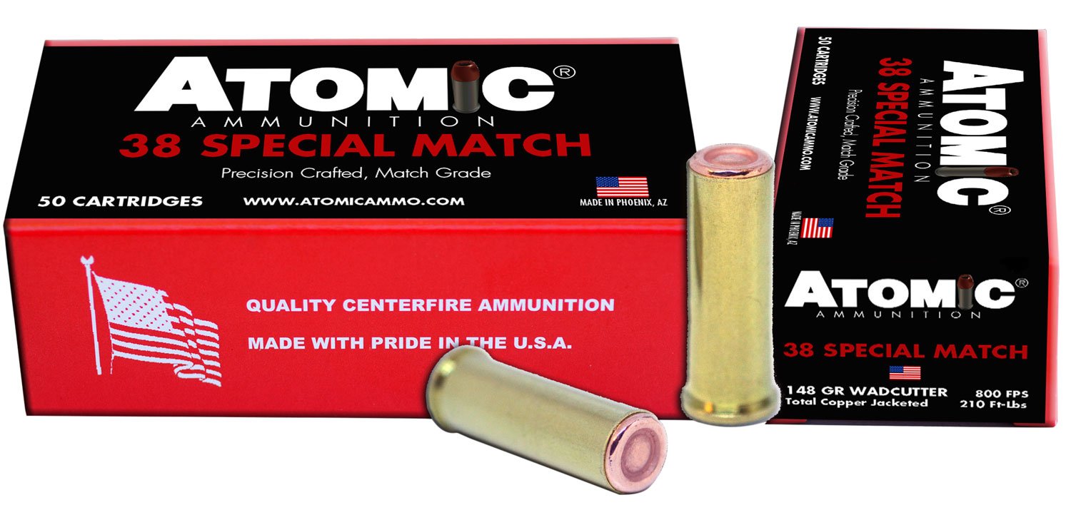 Atomic Ammunition 449 .38 Special 148gr HBWC 50 Rounds