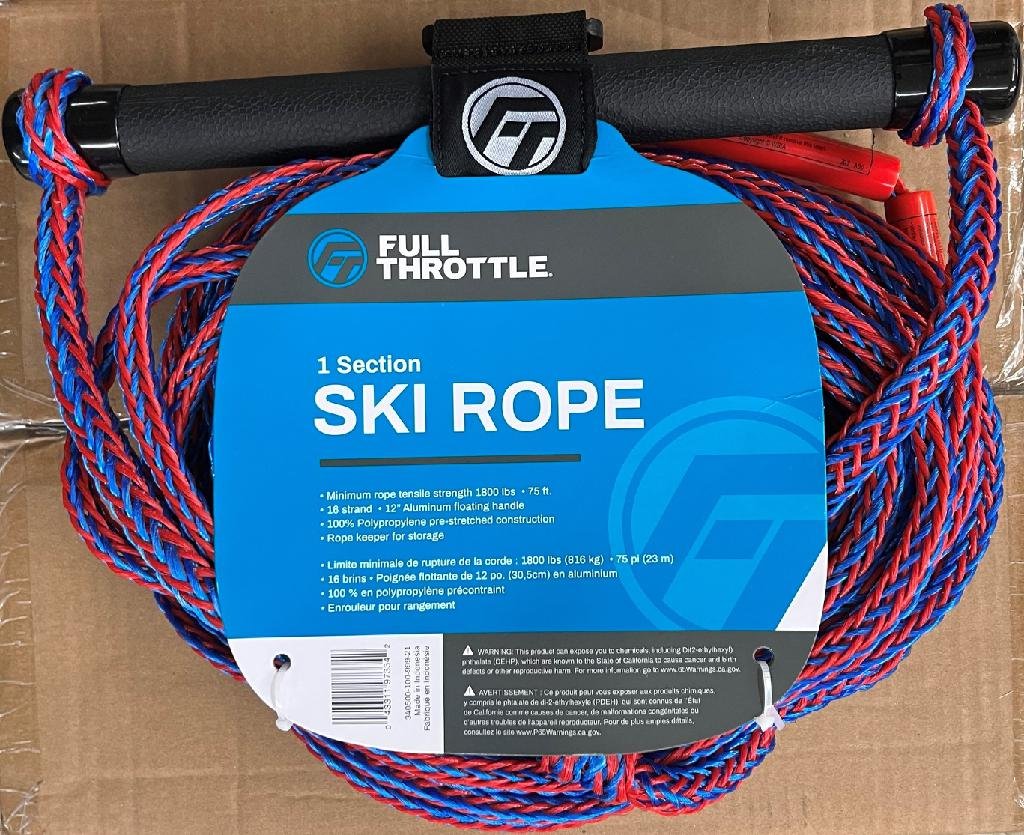 Full Throttle 340500 75ft Polypropylene Ski Rope