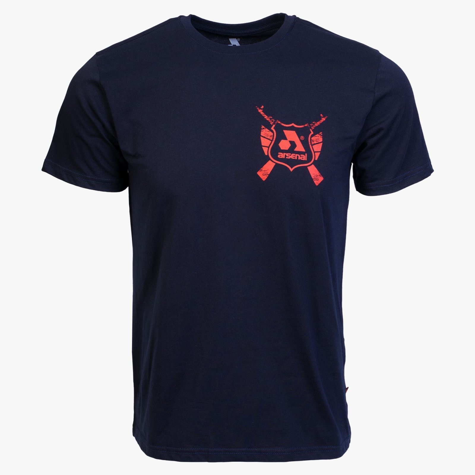 Arsenal Large Blue Cotton Relaxed Fit Classic T-Shirt - Arsenal