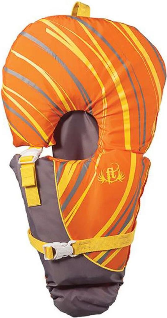 KENT 1040 Infant Head-Up Vest Orange/Grey Up to 30 lb