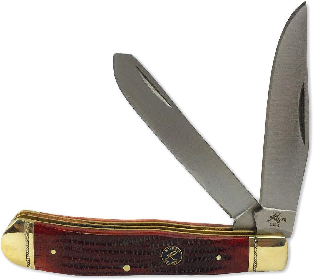 ABKT RP0002CTB Closed 4.12 In Blade 3.25 In Brown Jigged Bone
