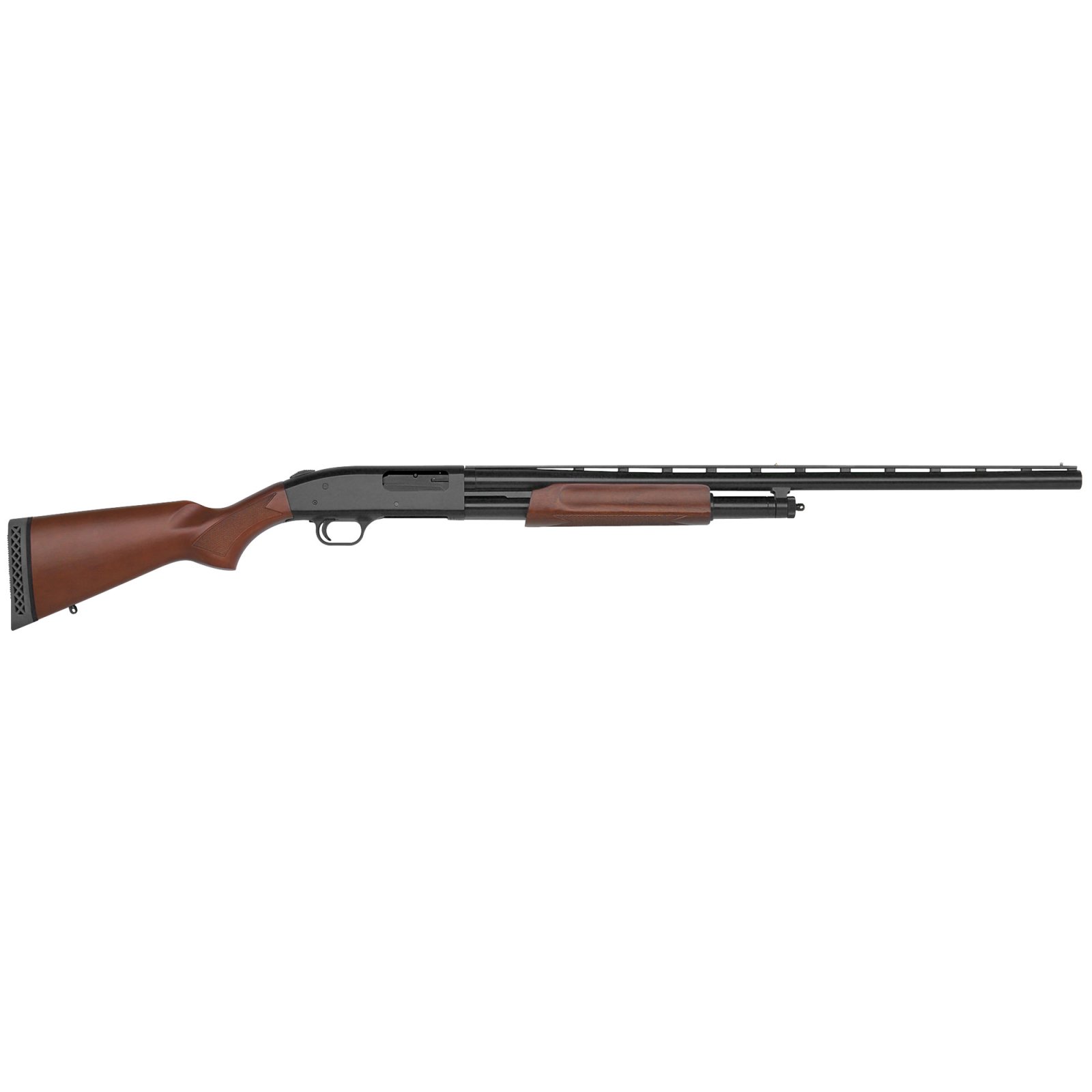 Mossberg 50120 500 All Purpose Field 12 Gauge 5+1 3" 28" Vent Rib Barrel, Blued Metal Finish, Dual Extractors, Wood Stock, Ambidextrous Safety, Includes Accu-Set Chokes