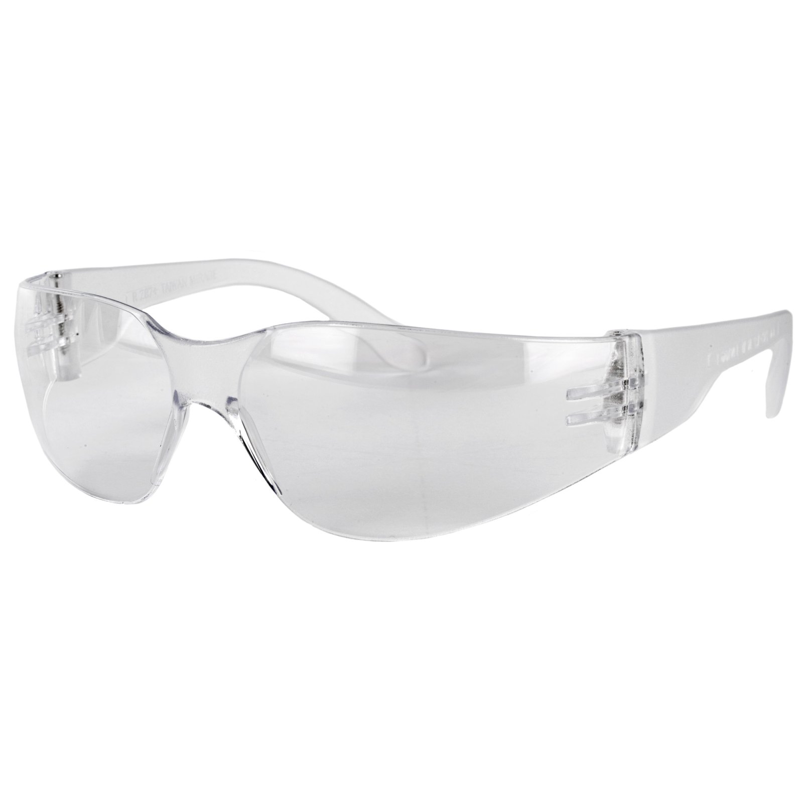 Radians MR0110ID Safety Glasses Clear Polycarbonate Dual Wraparound Lens - Radians