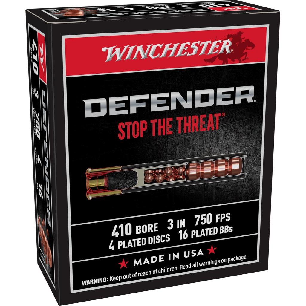 Winchester S413PDX1 410 Gauge 3 in 4 Defense Discs 16 BBs 10 Rounds - Winchester - PERSONAL DEFENSE