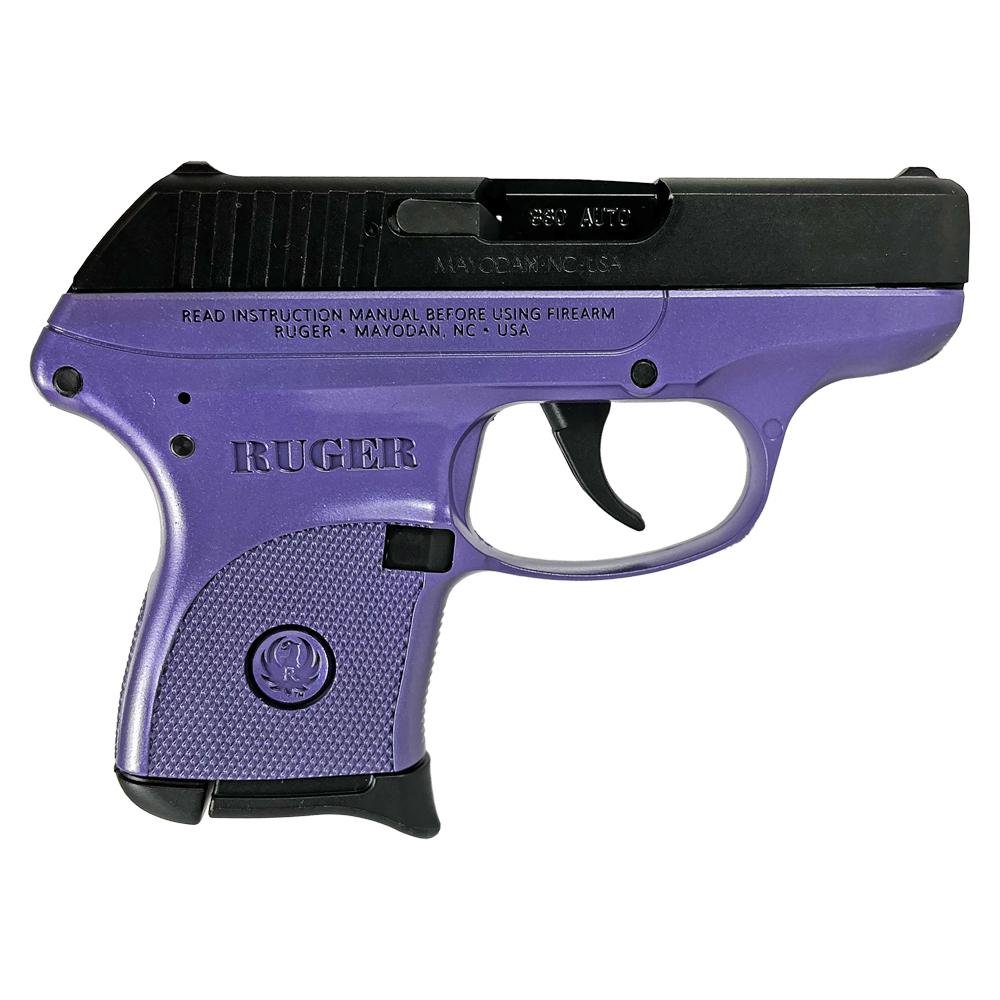 Ruger LCP 3701 380 ACP Pistol, 2.75" Barrel, Purple Pearl Frame - Ruger - 380 AUTO