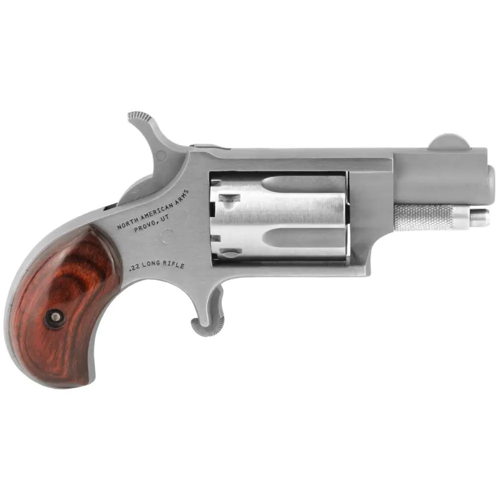 NAA Mini-Revolver .22 LR 1.13" Barrel 5rd Stainless Steel - NAA - 22 LR