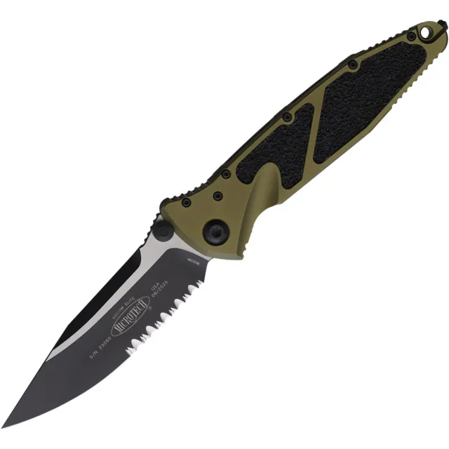 Microtech 160-2OD Socom Elite 3.98 In SE/PS BLK ODG ALU HNDL