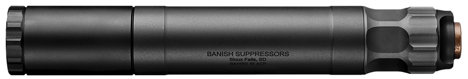 Banish Suppressor 45 45cal 6.7 Blk - Banish Suppressors - 45 CAL