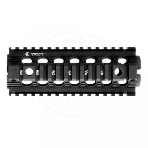Troy Industries SRAIMRFD7BT00 7" Drop-In Rail Black Anodized AR-15 M4