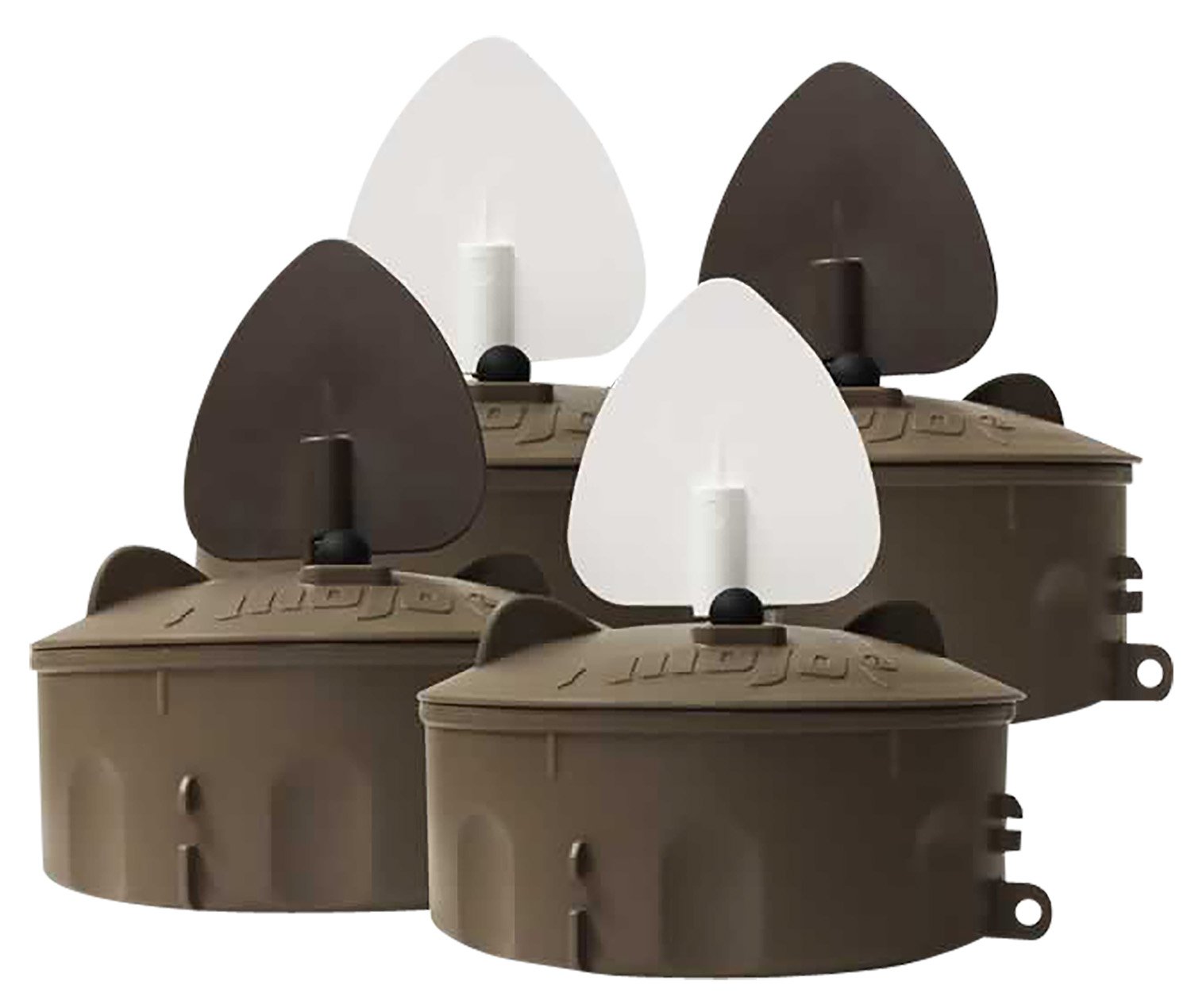 Mojo Outdoors HW2531 Brown/White Flock A Flicker AA Waterproof
