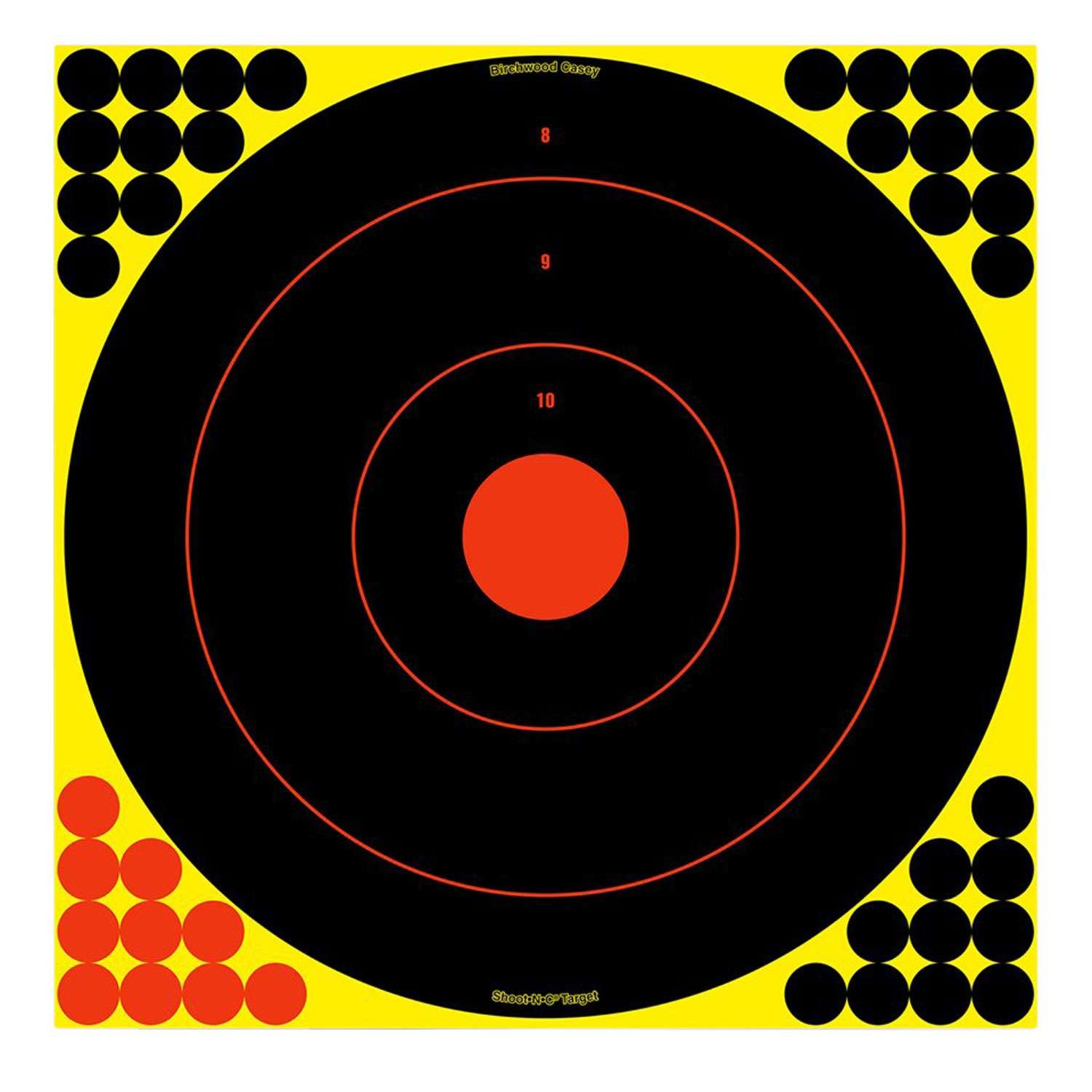 Birchwood Casey Shoot-N-C 17.25" Bullseye Target 100 Pack