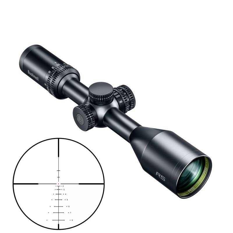 Bushnell R5-61850S25 R5 Riflescope Black Capped Target Turret 2032 Battery Second Focal Plane SECOND FOCAL | ILLUMINATED  - Bushnell