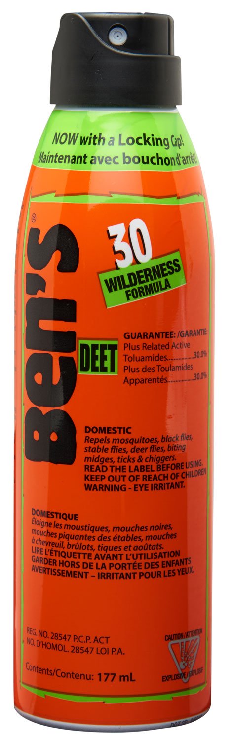 Ben's 00067178 30 Odorless Scent 6oz Aerosol Repels Ticks & Biting... - AMK - TICKS & INSETS