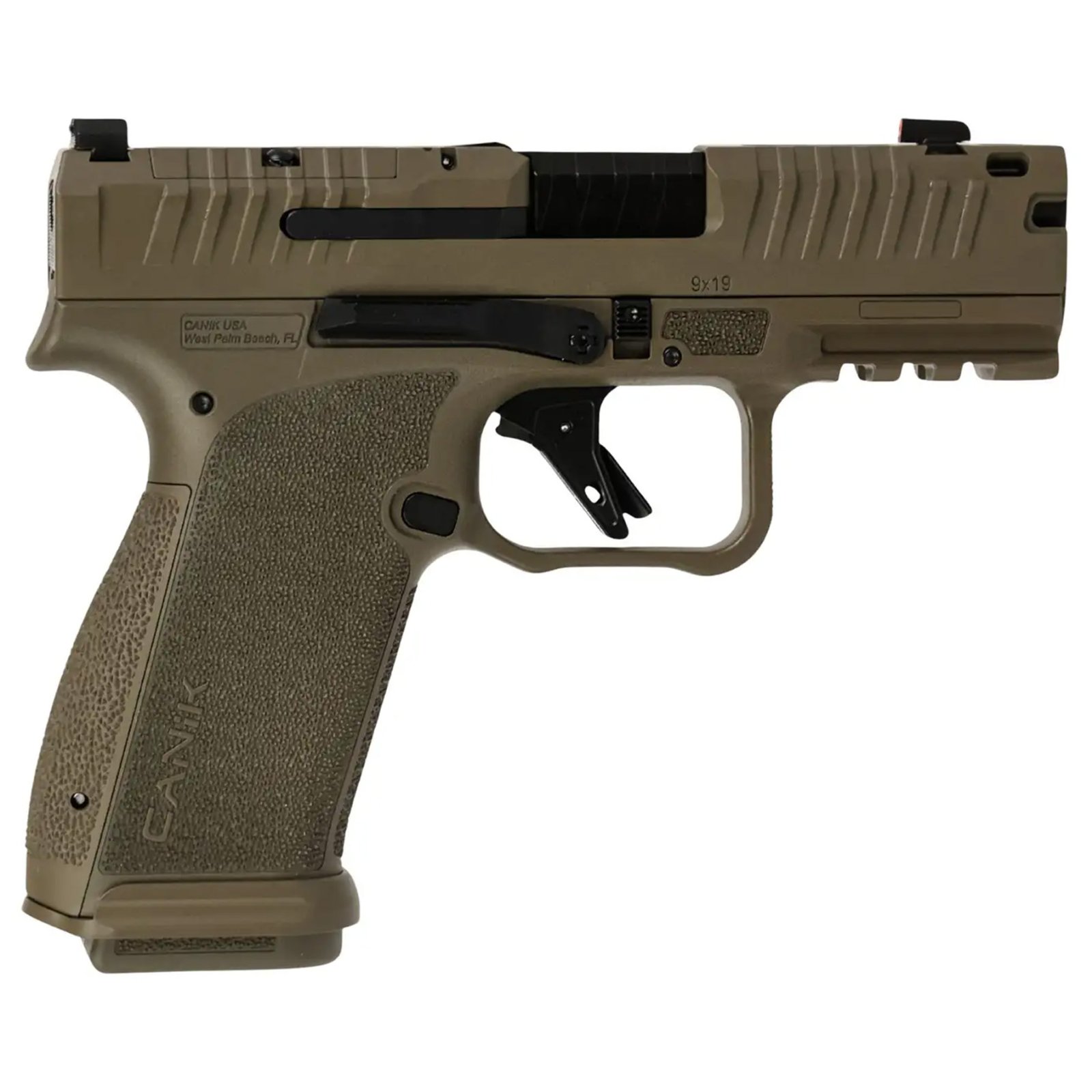 Canik Mete MC9 Prime 9mm 3.64in Compensated FDE Pistol 17Rd
