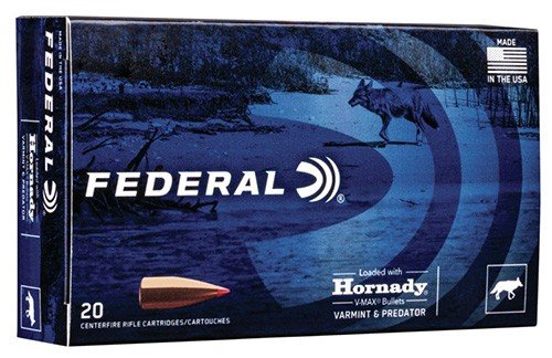 Federal Varmint Predator 6.5 Creedmoor 95gr Hornady V-Max 20rd Box - Federal Premium Ammunition - HORNADY V-MAX