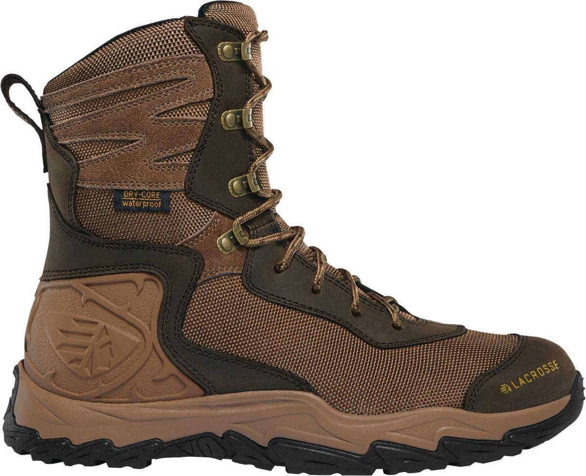 Buy LaCrosse Windrose 8" Brown Boots - Men's Size 8 Outdoor Footwear online