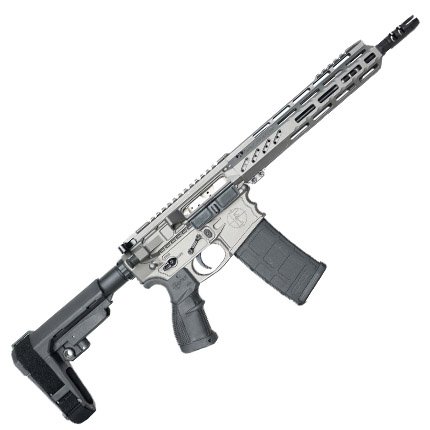 FosTech STEALTH RAPTOR PISTOL 10.5" 5.56NATO GRY 10.5" Barrel, 10" Mach 2 Handguard, Sba 3 Brace, Sabre Grip, 5.56