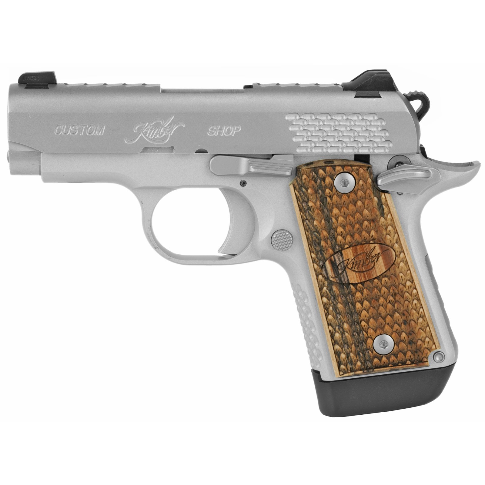 Buy Kimber Micro Raptor 9mm 3.15in Stainless Steel Slide KimPro Silver 7rd online