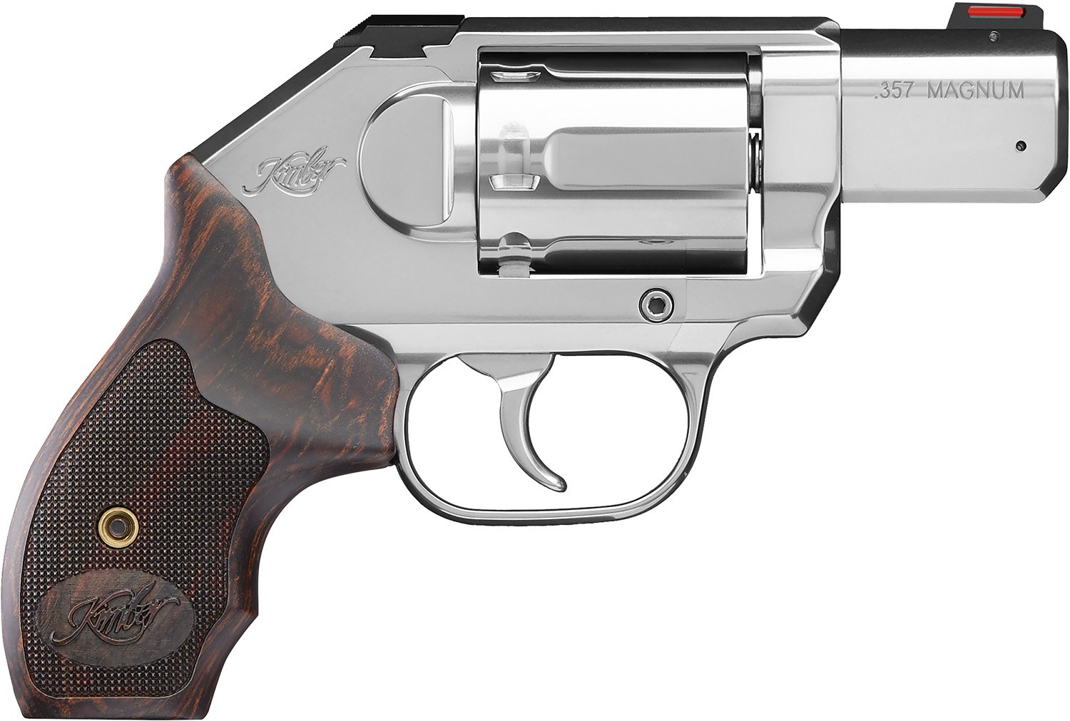 Kimber K6s DCR .357 Magnum 2-Inch Stainless, Fiber Optic, Laminated Grip