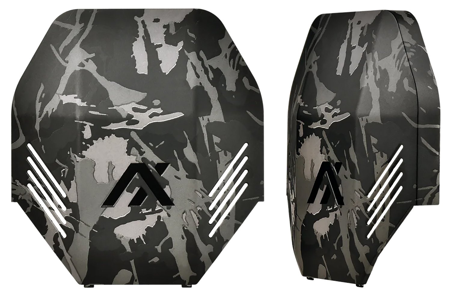 Axil LLC MXPLTBC MX Plate Polymer Over the Head Black Camo - AXIL - BLACK CAMO