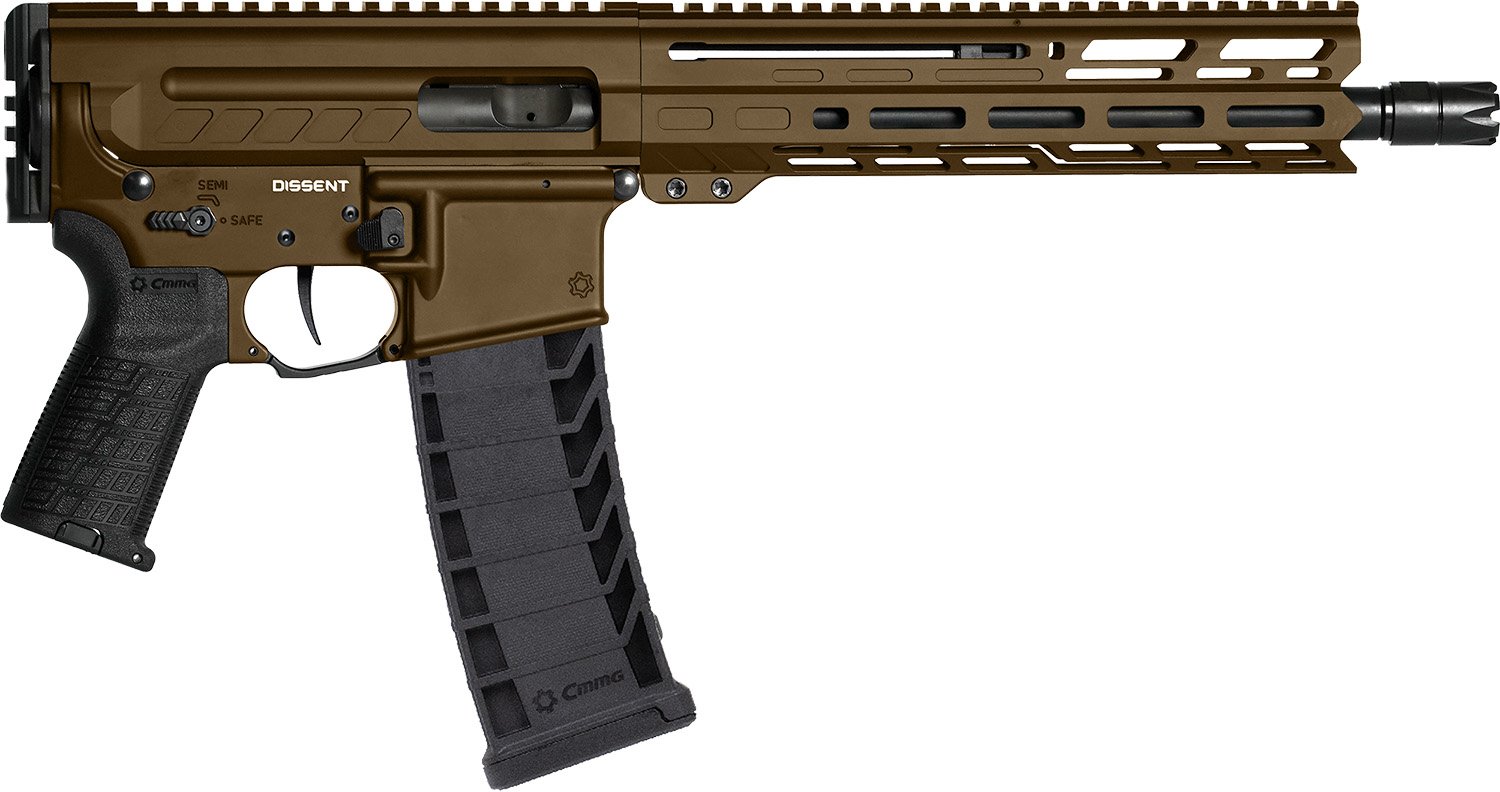 CMMG 94A8041MB Dissent MK4 9mm Luger 33+1 10.50" Midnight Bronze Rec
