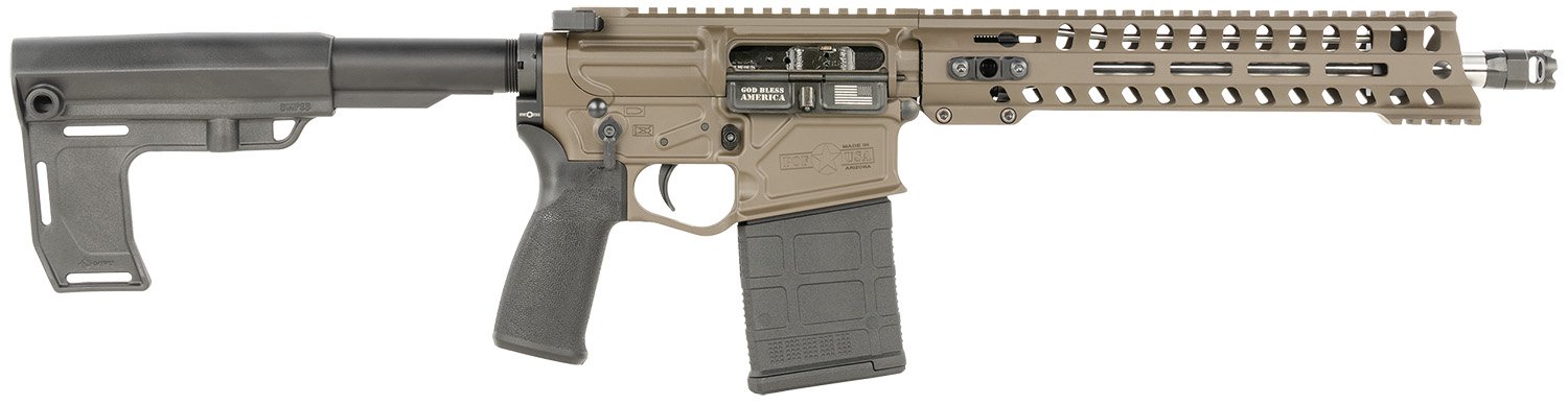 POF USA 01741 Rogue 308 Win 12.5" Patriot Brown Cerakote Semi-Auto Pistol - POF USA - 308 Win