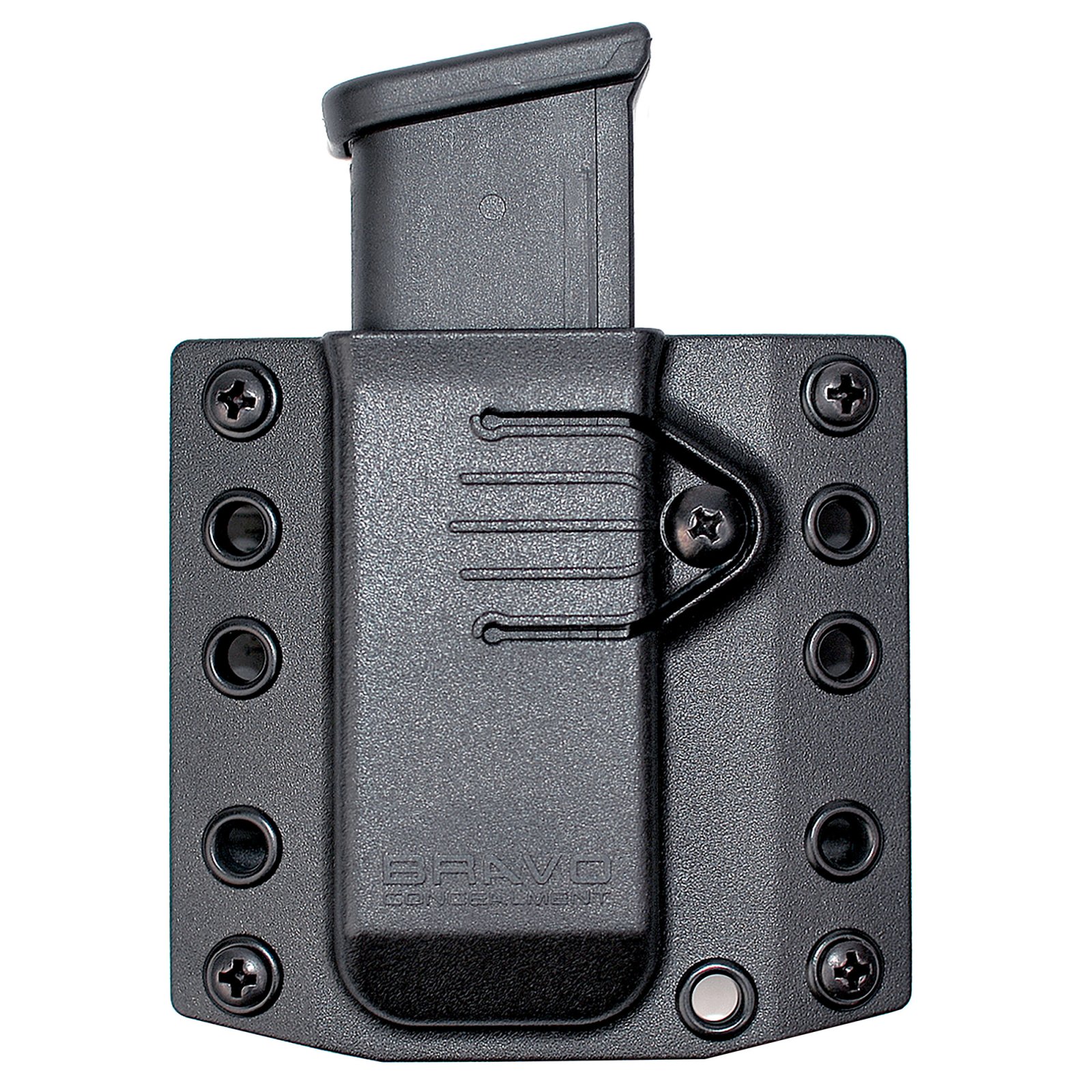 Bravo Concealment BC60-1001 Magazine Pouch, Single, 1.5" Belt, Black