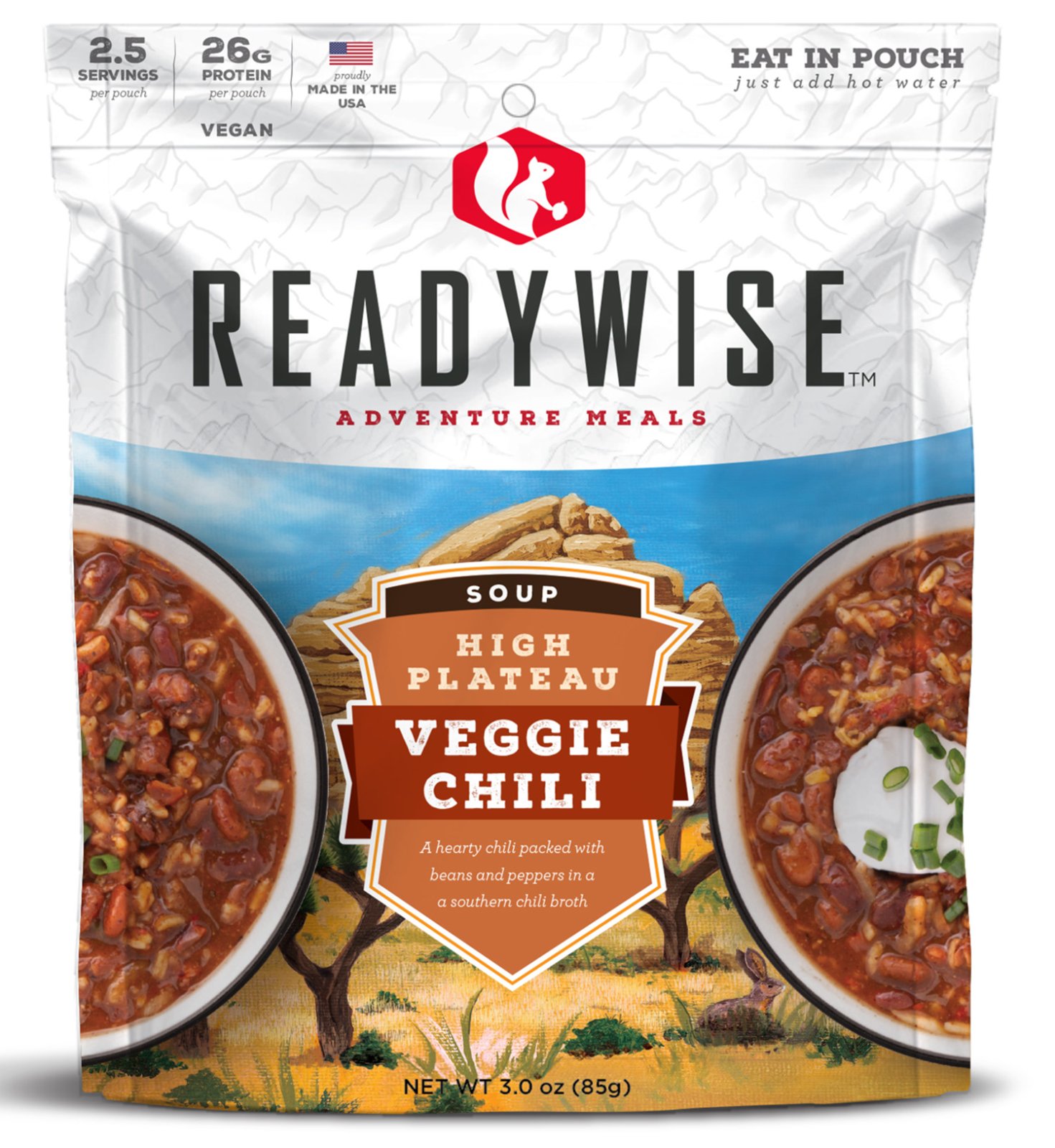 Readywise Rw05011 Outdoor Food KIT High Plateau Veggie Chili Soup RW05-011