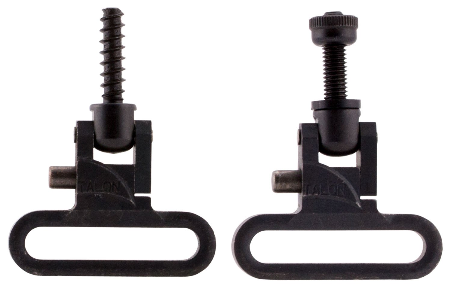 Outdoor Connection Talon 1.25" Black Swivel Set - Stainless Steel, Quick-Release, Silent Operation